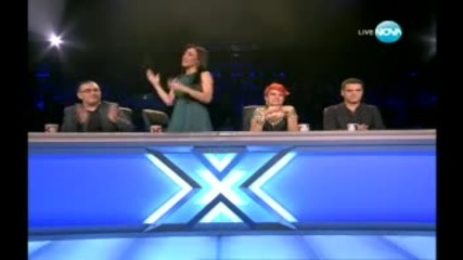 Богомил пее Bad Romance на Lady Gaga - X Factor 22.11.11