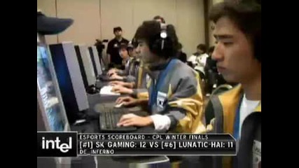 Cpl Winter 2005 Cs 1.6 finals Sk Gaming Vs Lunatic Hai 100 000 match