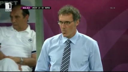 23.6.2012 Испания-франция 2-0 Евро 2012 1/4 финал репортаж Бнт най-доброто