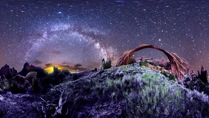 Планетарни панорами, 360 градуса нощно небе Time-Lapse