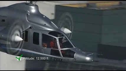 Eurocopter X3 Hybrid - Най-бързия въртолет в света