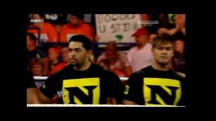 Wwe Raw 07.12.10. Evan Bourn and Shemus Backstage 