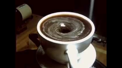 Coffee cup vortex 