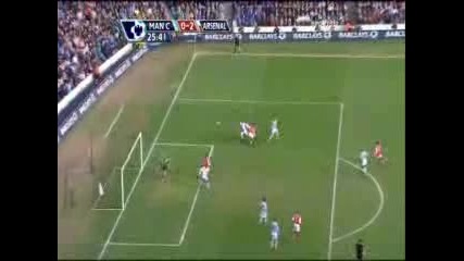 Arsenal 3 - 1 Manchester City : Едуардо[2:0]