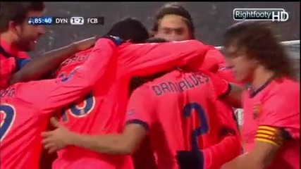 Dynamo Kiev - Fc Barcelona 1 - 2 Messi Goal !!