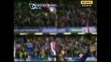 Chelsea vs Arsenal 2-1 : Drogba 73  23-03-2008