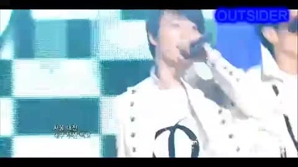 Outsider - Hero ~ Music Bank (oct. 29.10) 