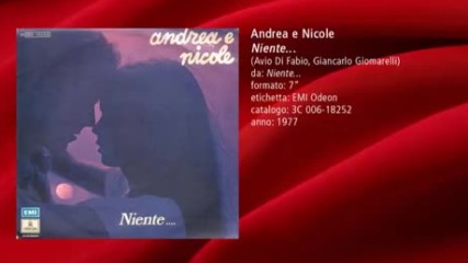 Andrea e Nicole - Niente... 1977