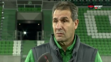 Димитър Димитров: Заслужена победа срещу един от най-стойностните отбори