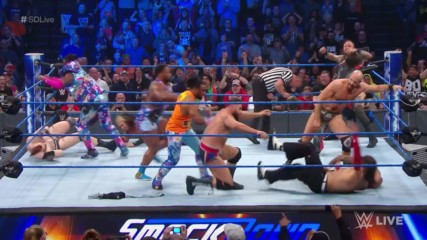 The Hardy Boyz, Ricochet & Aleister Black vs. The Bar, Shinsuke Nakamura & Rusev: SmackDown LIVE, March 12, 2019