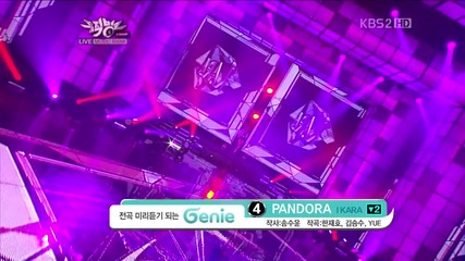 (hd) Kara - Pandora ~ Music Bank (21.09.2012)