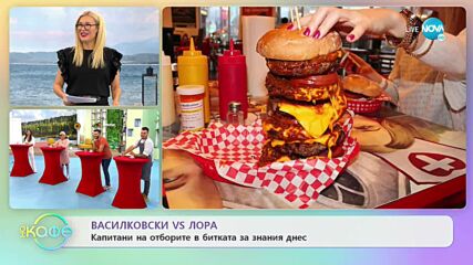 Василковски VS Лора: Капитани на отборите в битката за знания