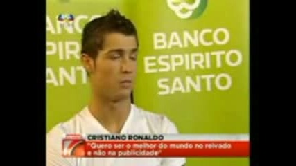 Cristiano Ronaldo - Intervue