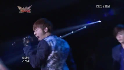 Infinite - Btd + Be Mine + The Chaser @ Music Bank in Hk (06.07.2012)