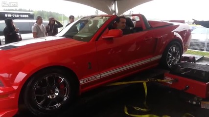 Shelby Gt 500 взривява дуно-тест !!!