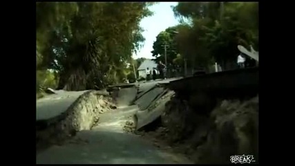 скейтбордис след земетресението в крайстчърч
