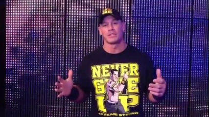 John Cena Talk About His New Dark Blue T - Shirt