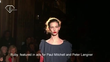 fashiontv Ftv.com - Ruby Aldridge Model Talks Fall Winter 2010 - 2011 