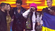 Украйна спечели Евровизия - Групата "Калуш" очаквано триумфира в Торино