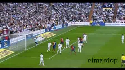 Real Madrid Vs. Barcelona 1 - 2 Puyol Goal 02.05.2009