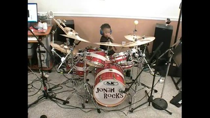 Nickelback - Woke Up This Morning, Drum Cover, Jonah Rocks, Live 