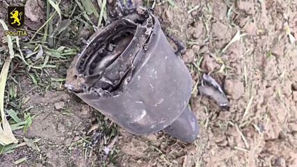 Предполагаем руски дрон навлезе във въздушното пространство на Молдова и се взриви в поле