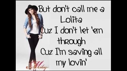 Miley Cyrus - Permanent December + Lyrics