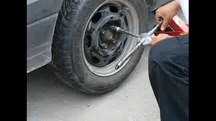 Най-бърза смяна на гума - Vw събор Калояново 2010