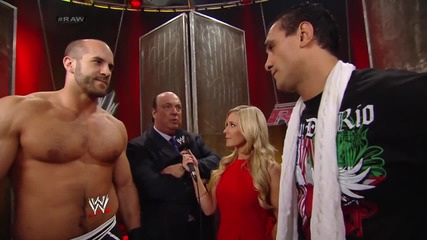 Paul Heyman and Cesaro confront Alberto Del Rio: Raw, June 23, 2014