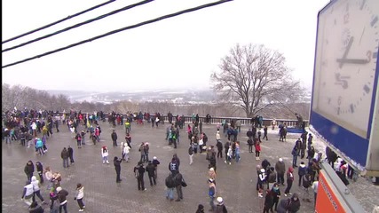 Flash mob in Moscow-russia