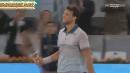 Невероятен! Григор Димитров с победа над Джокович в Мадрид - последен гейм!