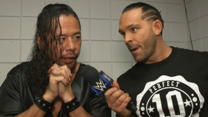 Tye Dillinger celebrates "Perfect 10 Day" with the SmackDown LIVE locker room: WWE.com Exclusive, Oct. 10, 2017
