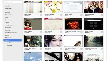 Как да си сменим темата на Google Chrome 15.0.874.121