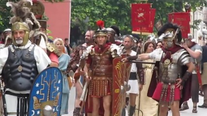 Парад на римски пехотинци в Свищов