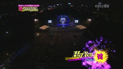 Cn Blue - Hey You @ Kbs Olympic London 2012 Festival (14.08.2012)