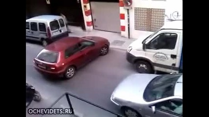 Блондинка цели гараж