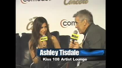 Ashley Tisdale - Interview @ 2009 Kiss Concert; Boston,  Ma,  Kiss 108 Fm