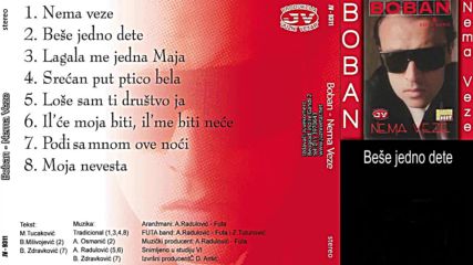 02 Boban Zdravkovic Bese jedno dete Audio 1993 Hd