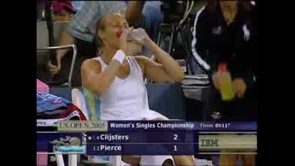 Kim Clijsters vs Mary Pierce. Us Open 2005 Final