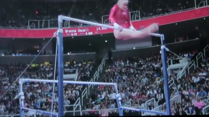 Nastia Liukin Falls Hard - 2012 Olympic Trials