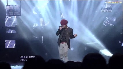 [live Hd] Kim Sunggyu - 60 Sec Sbs Inkigayo 121202