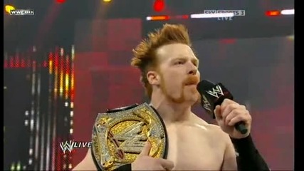 John Cena отправя предизвикателство към Sheamus Raw 28.12.2009 
