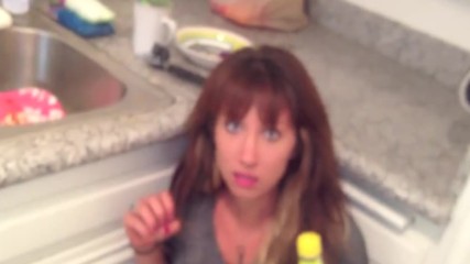 Scares girl by hiding in freezer