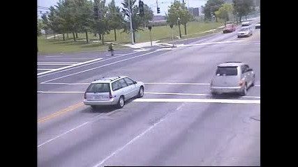 лоша катастрофа поради преминаване на червен светофар
