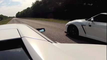 Улична гонка - Lamborghini Murcielago vs. Nissan Gt-r
