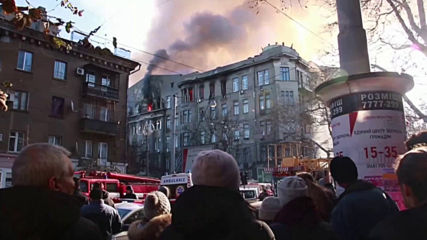 Пожар в Одеса, има загинал и ранени