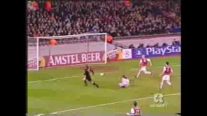 Гол За Roma Срещу Arsenal