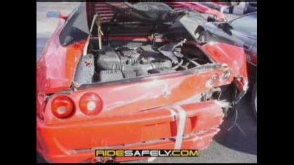 Ferrari F355 Spider Vs Berlinetta Ultimate Crash Results