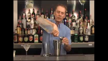 Dirty Citron Vodka Martini Cocktail