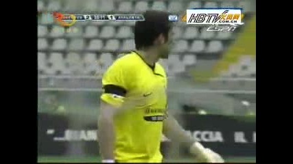 Juventus Vs. Atalanta 2 - 2 Zanetti Гол 17.05.2009 